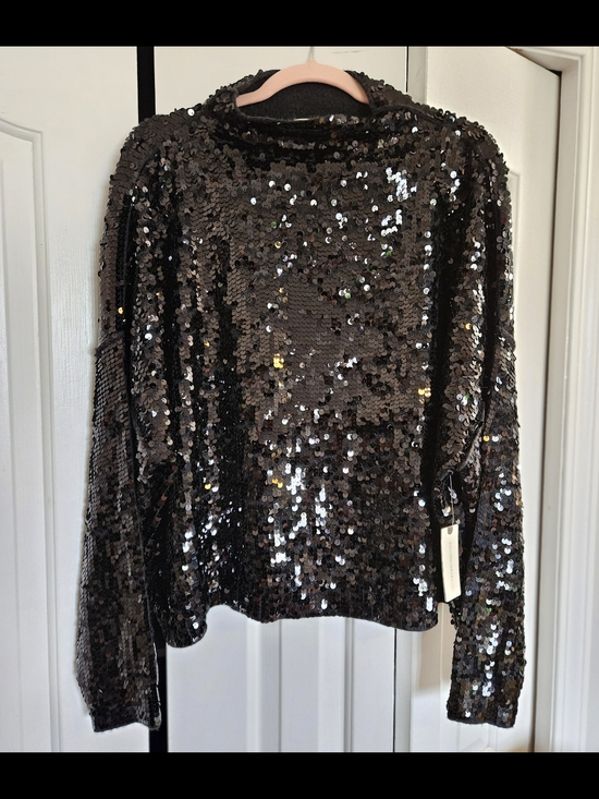 Anthropologie Tops - Pilcro From Anthropologie NWT 100% Cashmere Sequin Top